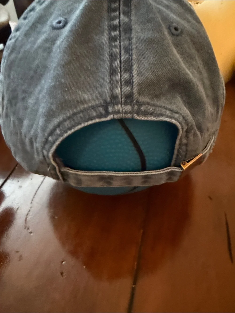 Blue Men's Baseball Cap with Embroidered Logo